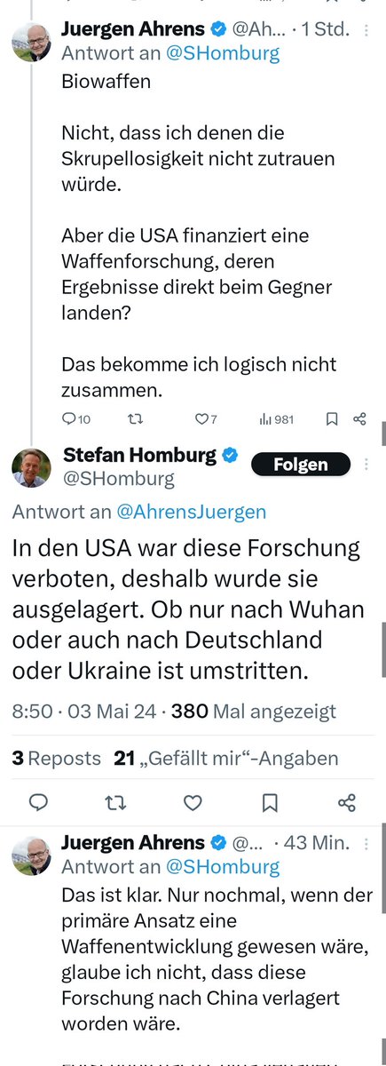 Inzwischen lügt #Homburg seine Verschwörungsmärchen SO dusselig zusammen, dass es ersten Sympathisanten auffällt 😂!
#Doofessor