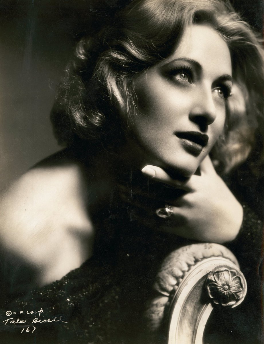 Incredibly modern portrait of Tala Birell from around 1935.