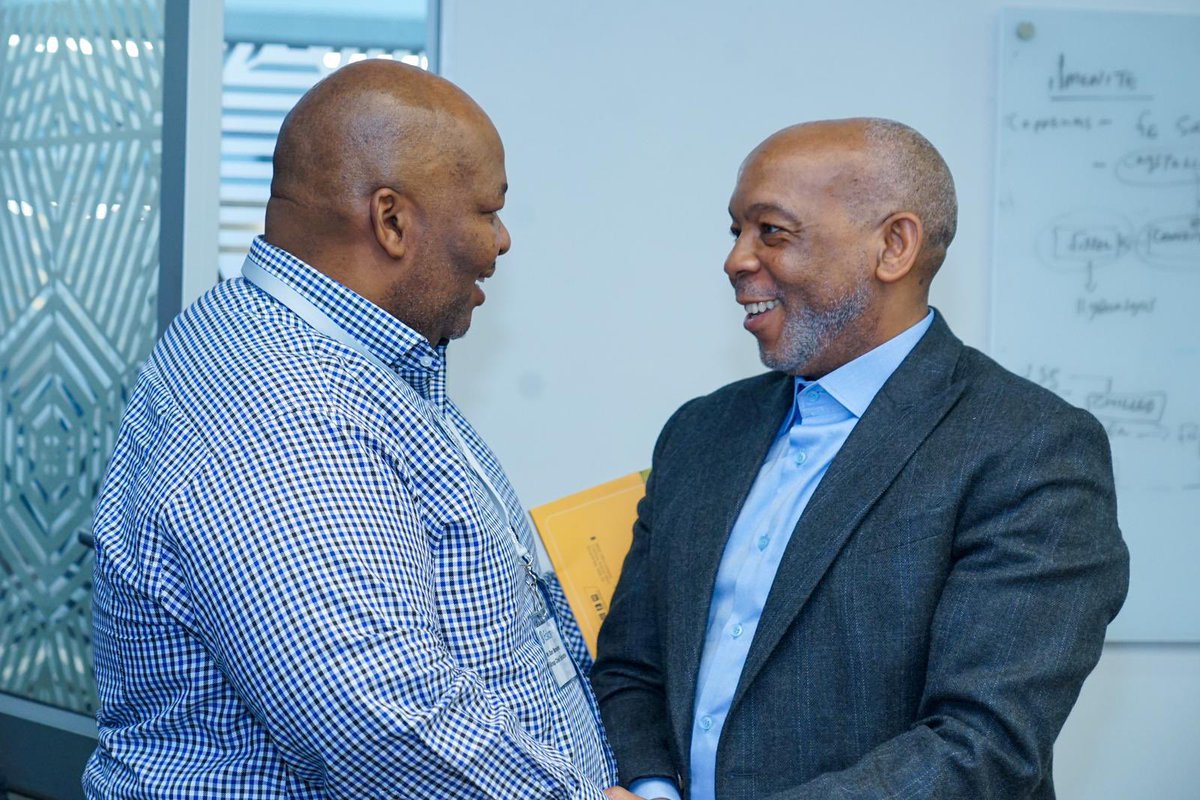 Arrival of the MEC for Economic Development, Tourism and Environmental Affairs Mr. Siboniso Duma and Minister of Electricity Dr. Kgosientsho Ramokgopa at Richards Bay Industrial Development Zone for a reform-minded meeting with the Eskom Executive Committee. #TradeZoneLaunch