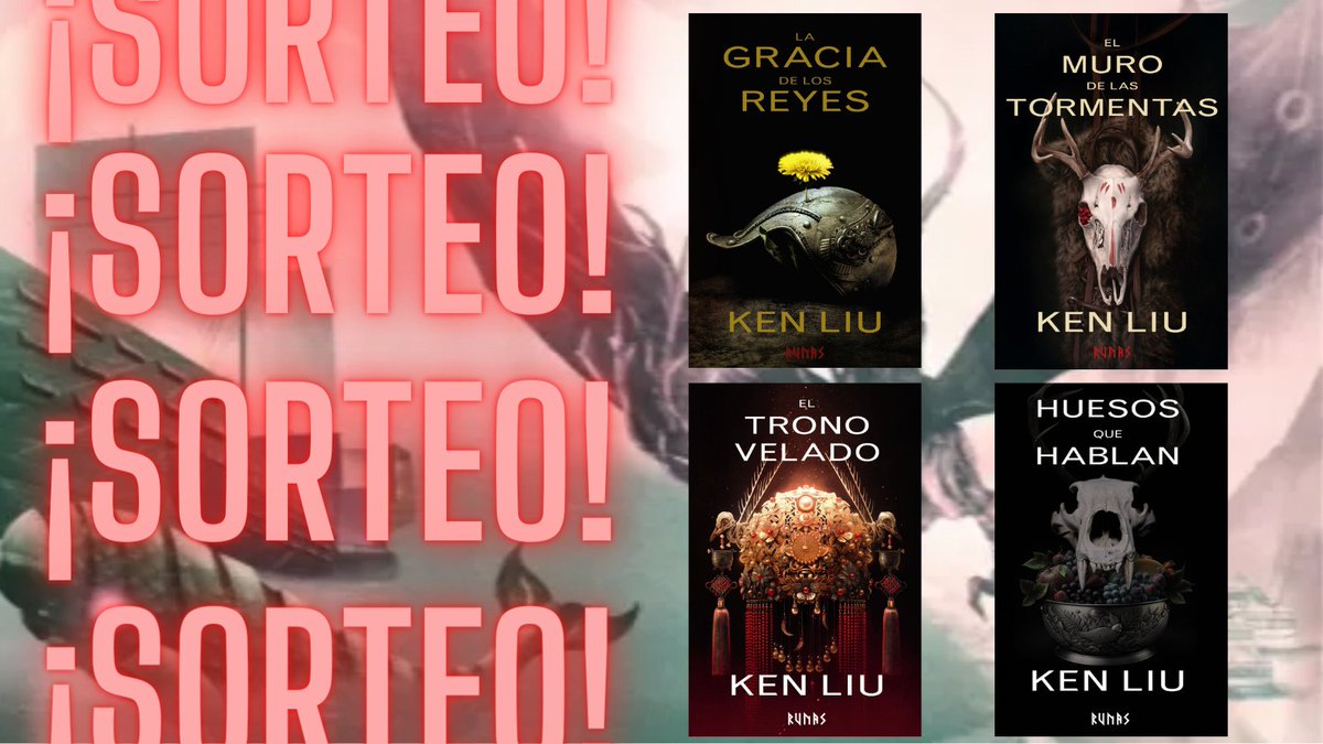 ⚡️¡SORTEAZO!⚡️ ¿Quieres conseguir la TETRALOGÍA de «La Dinastía del Diente de León» de @kyliu99 al COMPLETO? Muy fácil, solo tienes que: -Dar💖y🔁a este post. -Seguir mi perfil (@Mangrii) y el de @LeeRunas. Hasta el 16/05/2024 a las 23:59h. Válido para España.