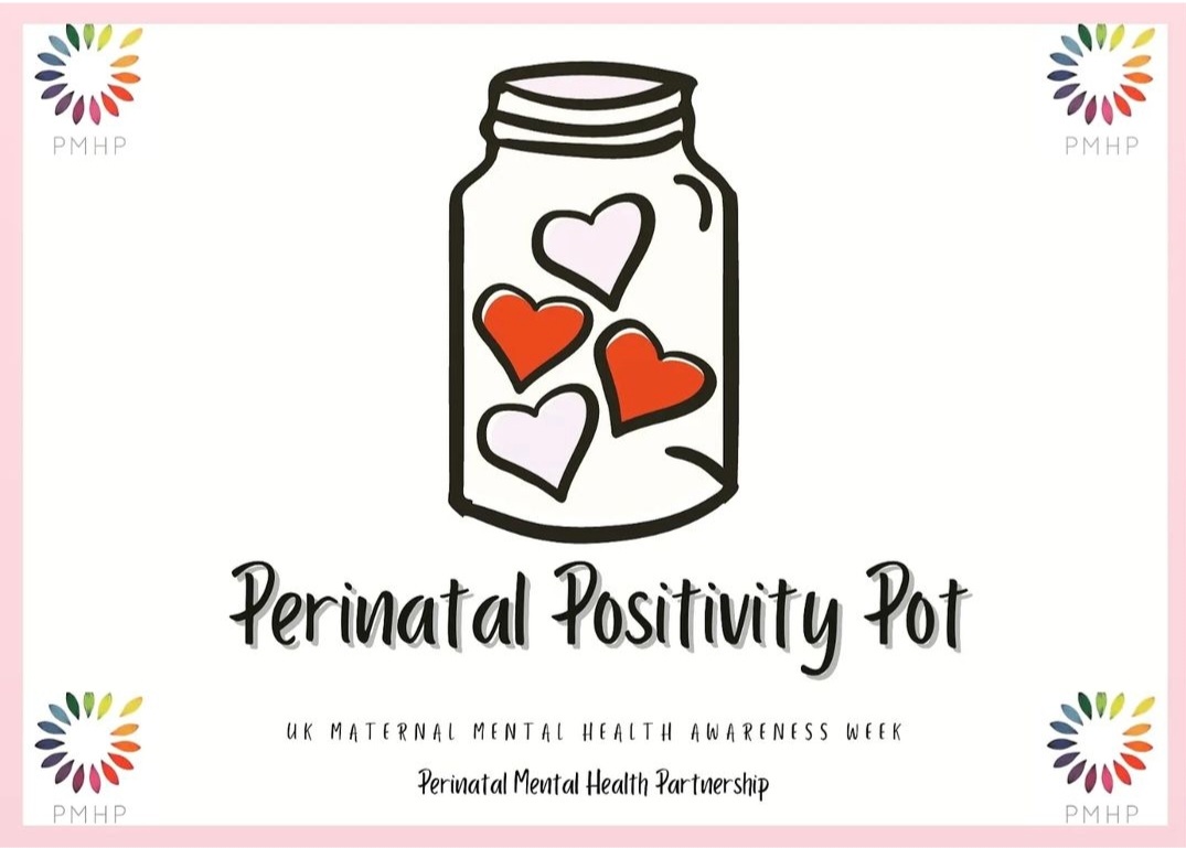 It is Day 5 of Maternal Mental Health Awareness Week and todays theme is Perinatal Positivity Pot from us here at @PMHPUK
If you had a message of recovery, hope and positivity what would it be ? 
#maternalmentalhealthawarenessweek 
#maternalmhmatters
#maternalmentalhealth 
#mmhaw