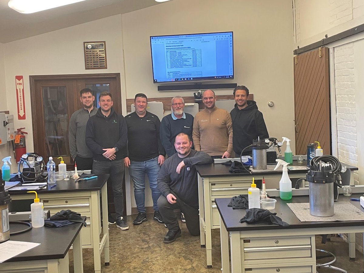 Our dealers trained at @otterbine_H2O's PA factory with Service Manager John Lore, mastering troubleshooting, electrical theory, and repair techniques, emerging as certified experts! Congratulations to the group of installers!💧 #Otterbine #ServiceTraining #CertifiedExperts