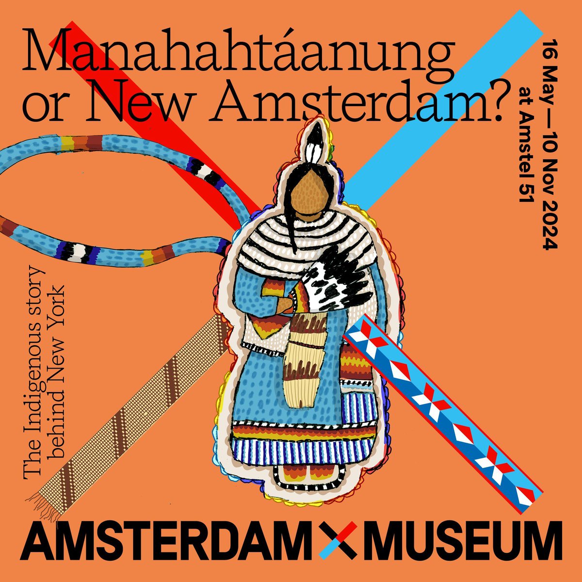 Coming soon: new exhibition ' Manahahtáanung or New Amsterdam? The Indigenous Story Behind New York' from May 16 till November 10, 2024. 

More information: buff.ly/44qZ4e3 

#amsterdammuseum