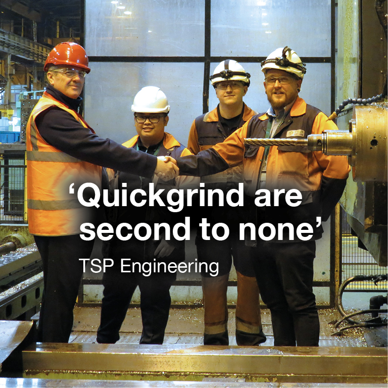 @TSPEngineering partnered with Quickgrind as we were able to offer them non-standard length carbide tooling, something that you won’t find in our brochure. To read the success story, visit quickgrind.com/tsp-engineerin… #Quickgrind #TSPEngineering #Partnership #InfinitePossibilities