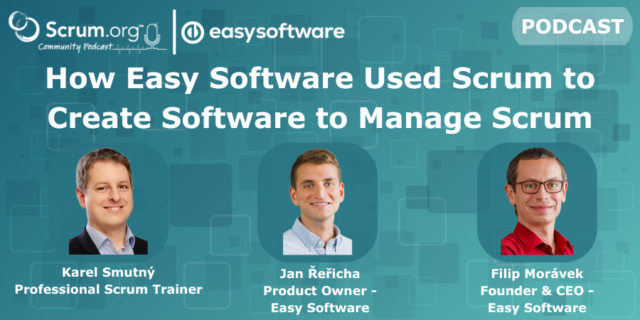 🔊New Episode! @DavidJWest chats with Easy Software's CEO Filip Moravek, Product Owner Jan Řeřicha, and Professional Scrum Trainer @KarelSmutny. Discover how they've leveraged Scrum to enhance their project management tool, Redmine scrum.org/resources/how-… #Scrum #Podcast