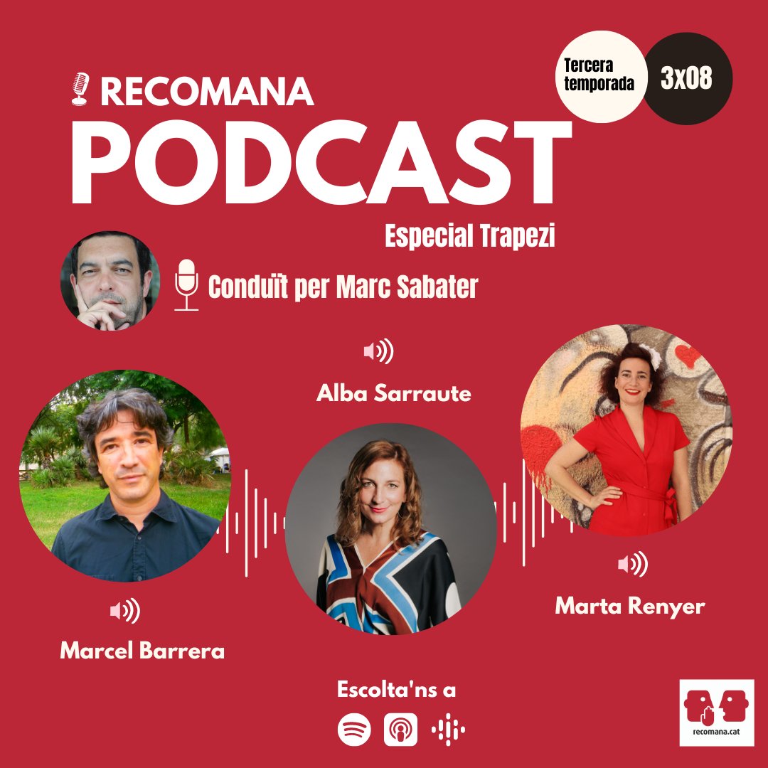 Recomana_'s tweet photo. ⏰ Del 8 al 11 de maig se celebra la 28a edició del @firatrapezireus 

Parlem de circ amb:

🗣 @marcelbarrera, crític especialista en circ.
🗣 Alba Sarraute, co-directora del Trapezi.
🗣 Marta Renyer, artista de MAMA XTREME in Wonderland.

🔗 https://t.co/r8Ee7TMtTO https://t.co/ZxXRx6G8fT
