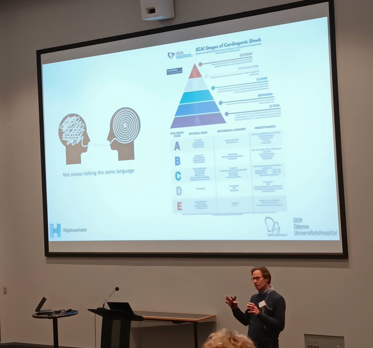 #DCS annual meeting 🫀🫀 Jacob Eifer Møller: Timing for ECMO in cardiogenic shock patients is  important 
#DCSårsmøde2024