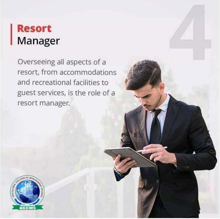 Career as a Manager
होटल प्रबंधन Hotel Management) 
 #MBA #BHM #Hotelmanager

डॉ० विजय कुमार सैनी
नियो ग्लोबल कॉलेज ऑफ़ मैनेजमेंट , बहरोड़ 
संपर्क सूत्र : +91 9782260230