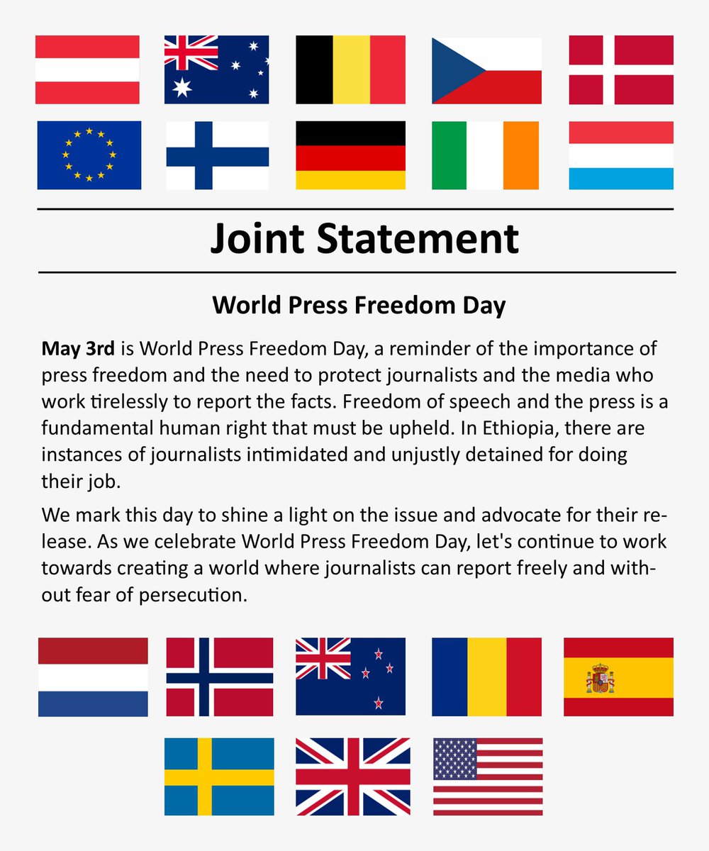 Joint Statement on #WorldPressFreedomDay 👇