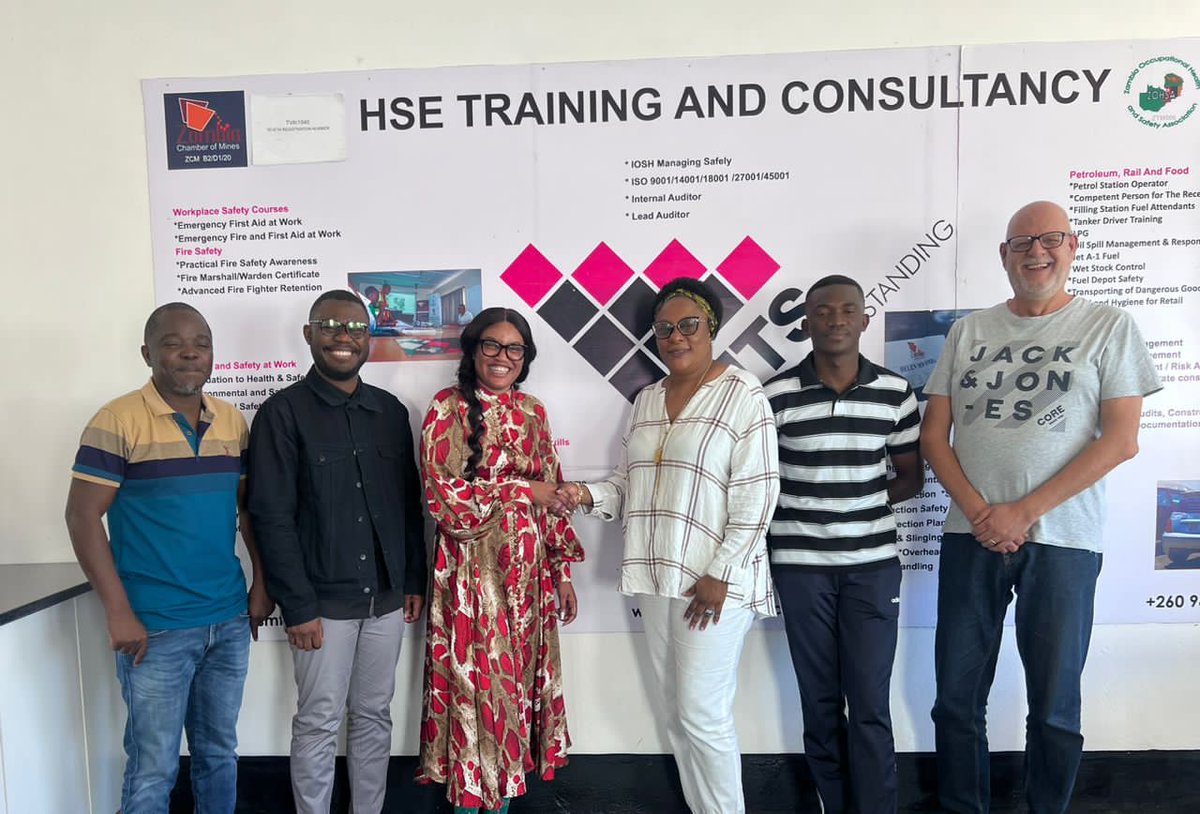 LifelineWC_zm's tweet image. 📌 BUILDING SYNERGIES IN HEALTH, SAFETY AND MENTAL WELLNESS

Team LWC is excited to share on our recent visit to SMTS Zambia!

Read more: linkedin.com/feed/update/ur…

#HSENations #AfriSAFE #SMTSZambia #HSSE #Collaboration #Zambia 

@followers
