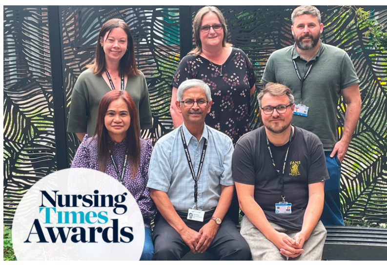We have been featured on Nursing Times online. Read more about our improving bowel management project which won a Nursing Times Award here: bit.ly/3UH5JgB