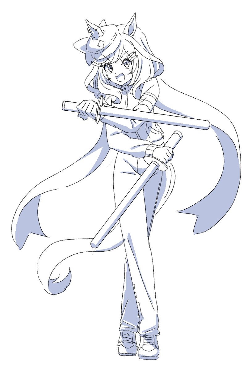 マチカネタンホイザ(ウマ娘) 「」|鶴の木のイラスト