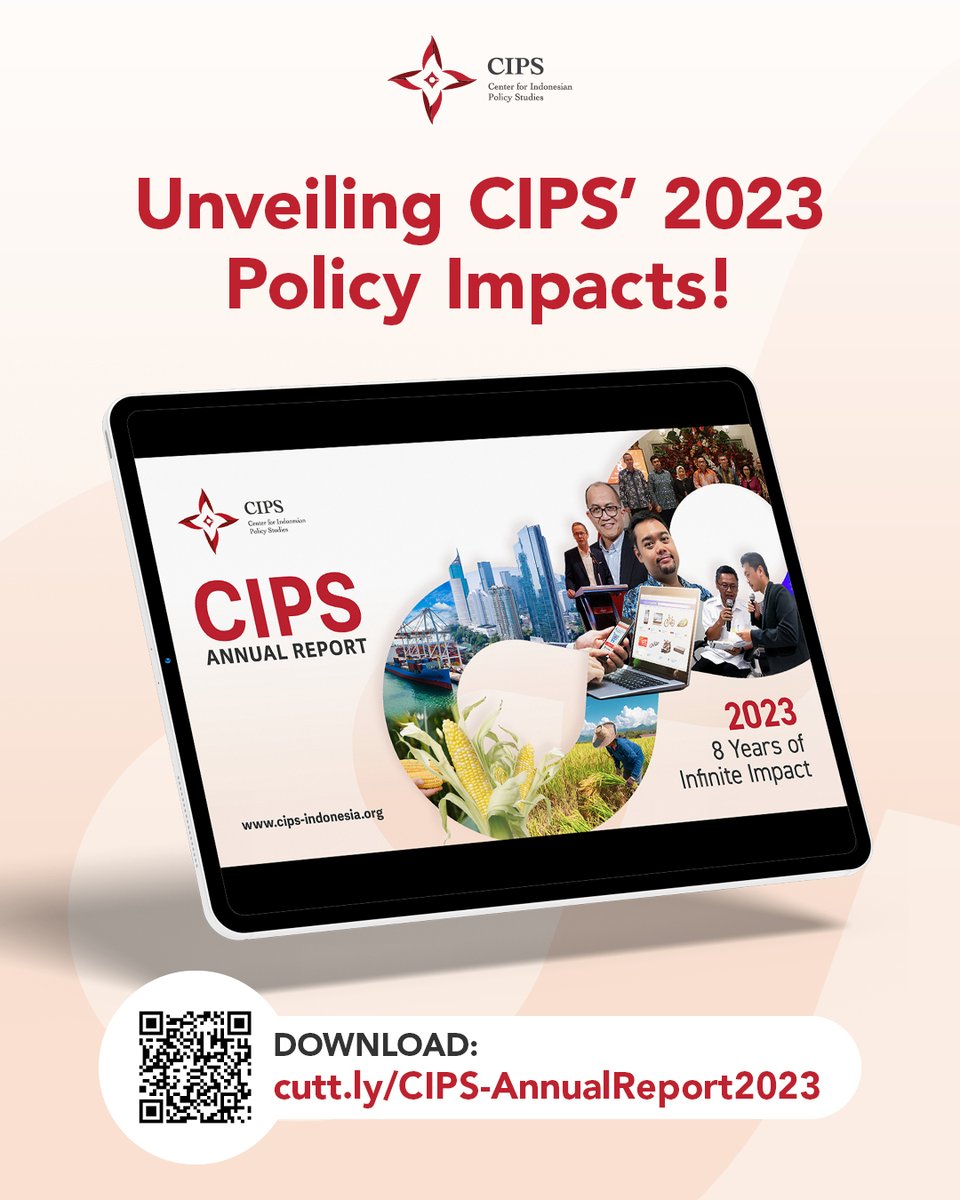 Thanks to your contributions, CIPS has achieved a greater impact in 2023!

Find out more about our policy impacts, achievements, advocacy, and engagements in CIPS #AnnualReport2023!

Download here: cutt.ly/CIPS-AnnualRep…