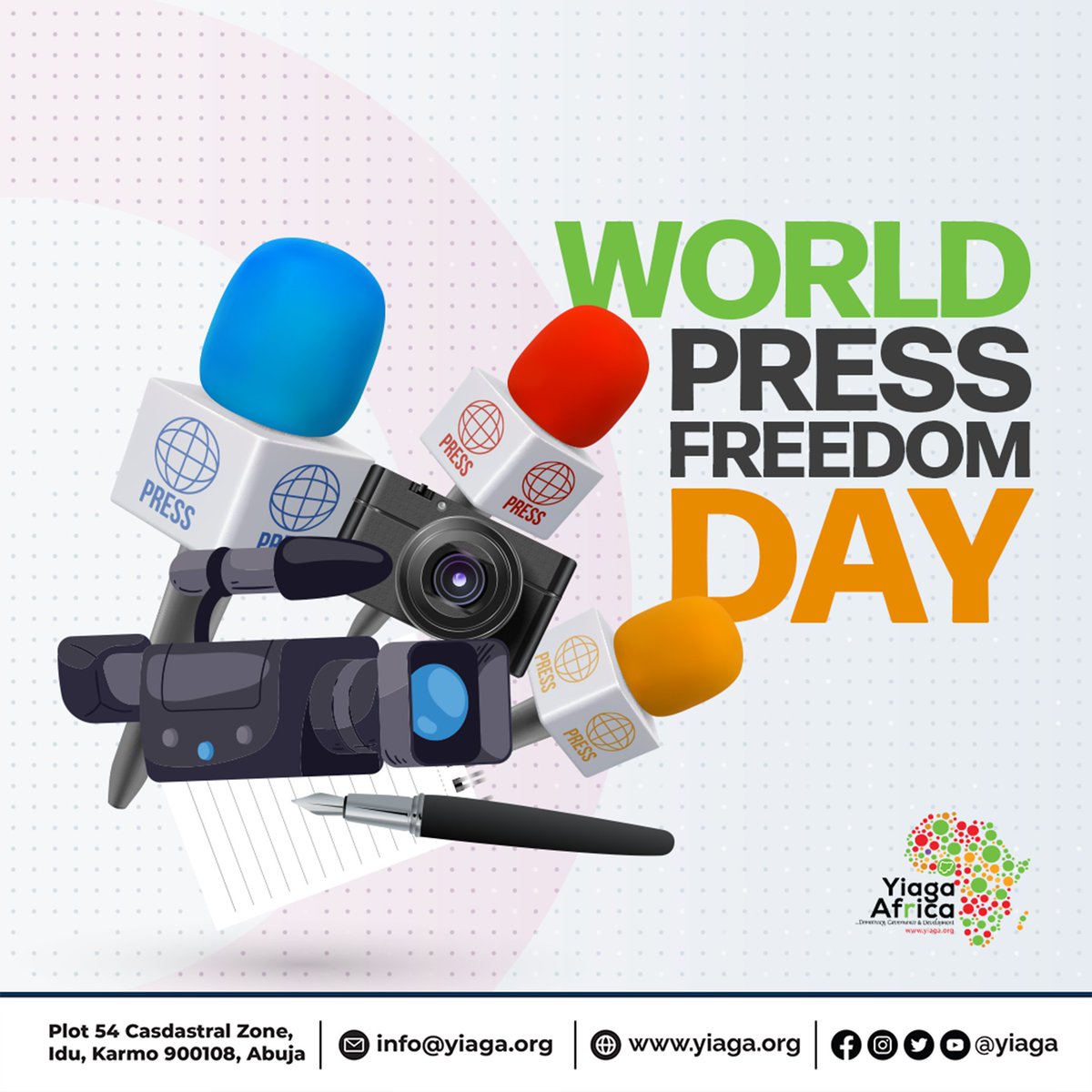 'Freedom of the press is not just important, it is imperative for a functioning democracy.” – John F. Kennedy.' As we celebrate this year's #PressFreedomDay, let us continue to be unrelenting in our quest to ensure that our press operates freely and without fear.