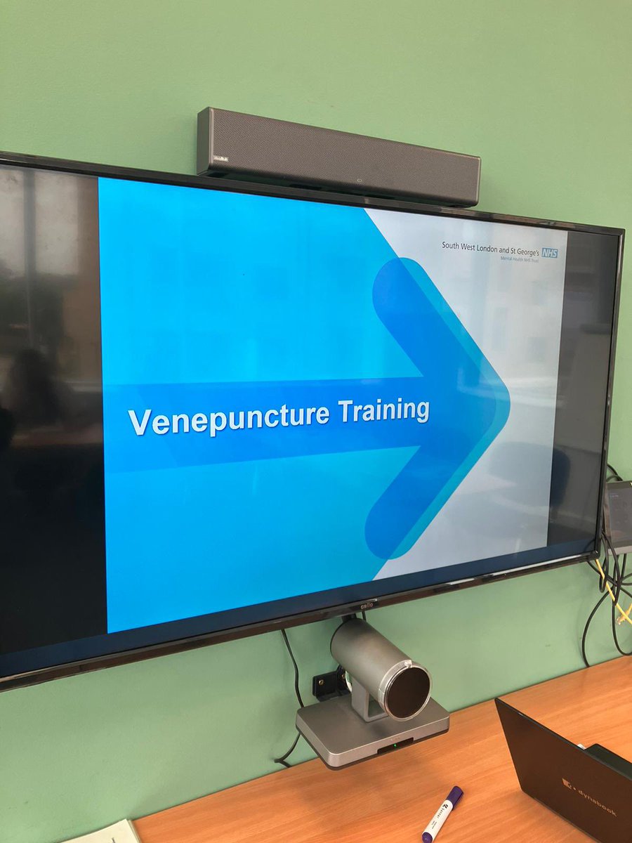 AbbyJelley's tweet photo. Yesterday we delivered Venepuncture training for our lovely @SWLSTG Eating Disorder professionals across the service. A fantastic opportunity that so many have expressed interest in to support our client group with their physical health needs! #eatingdisorders #swlstg #phlebotomy https://t.co/RQXoHBqb3J