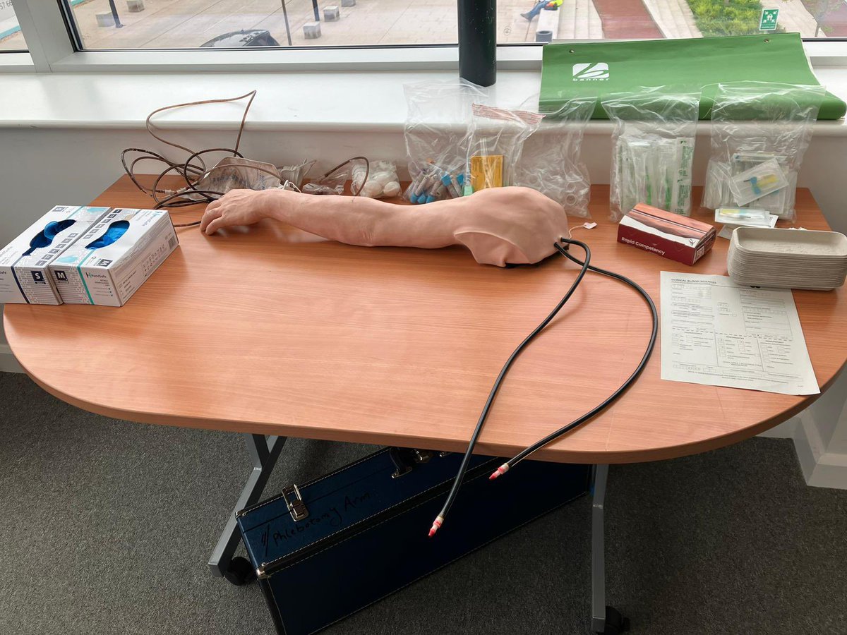 AbbyJelley's tweet photo. Yesterday we delivered Venepuncture training for our lovely @SWLSTG Eating Disorder professionals across the service. A fantastic opportunity that so many have expressed interest in to support our client group with their physical health needs! #eatingdisorders #swlstg #phlebotomy https://t.co/RQXoHBqb3J