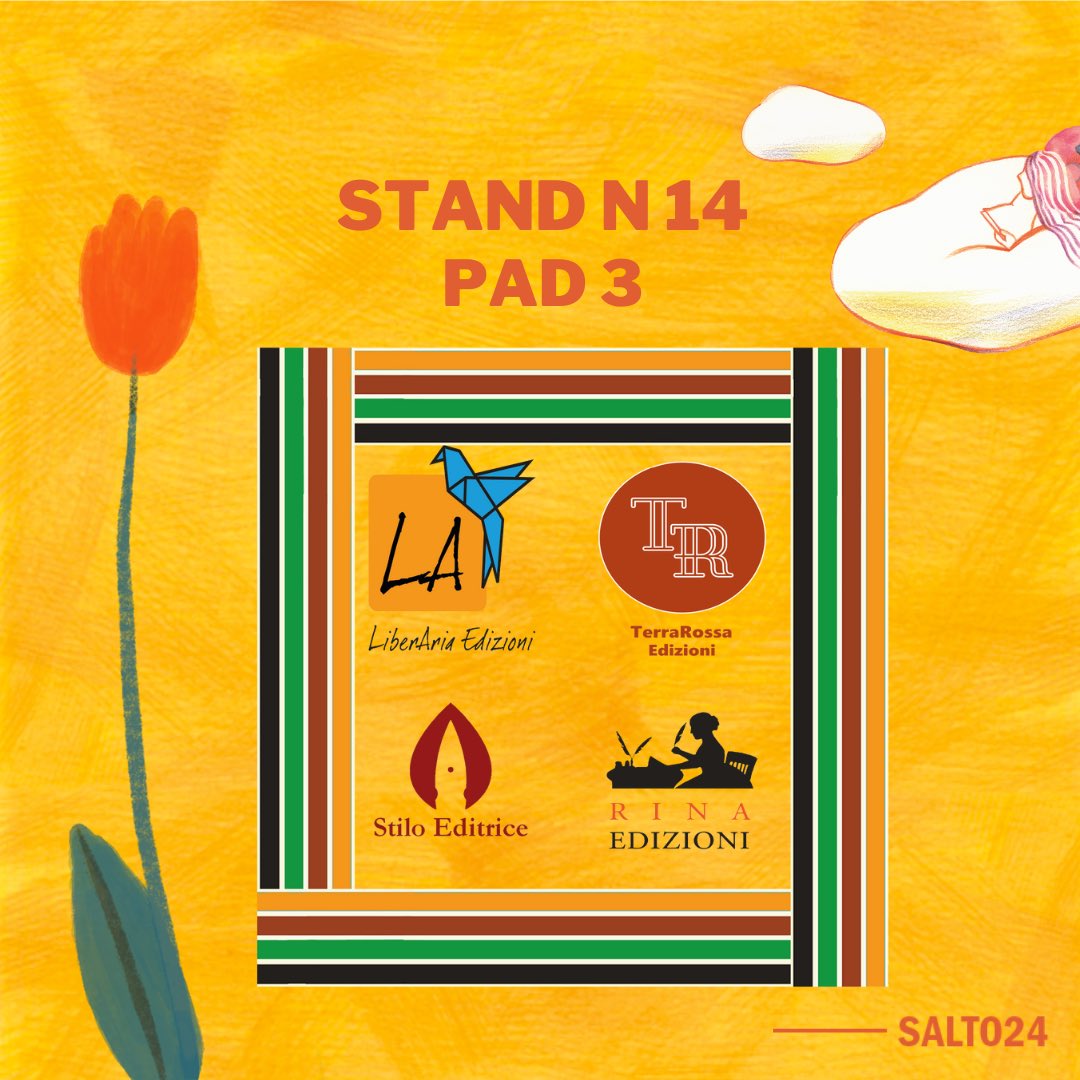 La “Vita immaginaria” del Salone è indifferente agli editori indipendenti: voi lettori siate differenti!

Dal 9 al 13 maggio veniteci a trovare, o meglio, a scovare, allo stand N 14 pad 3, che condividiamo con gli amici di @rinaedizioni, @terrarossaedizioni e <a href="/stilo_editrice/">Stilo Editrice</a>.