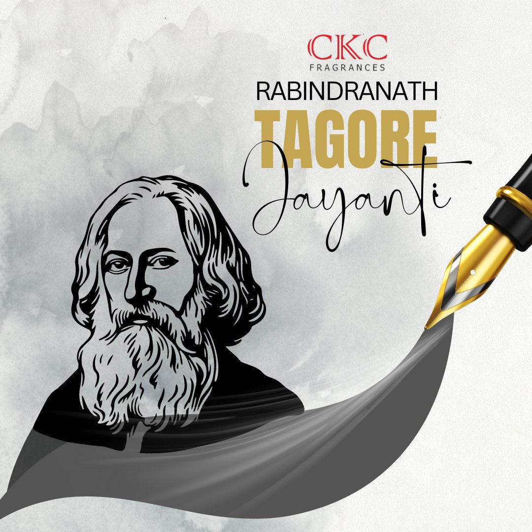 Commemorating the timeless wisdom and literary legacy of Rabindranath Tagore on his Jayanti. 📷📷
#TagoreJayanti #LiteraryLegend #PhilosophicalPioneer #PoetryInspiration #BengaliLiterature #TagoreanThoughts #CreativeGenius #SpiritualJourney #RishabhCKothari #ckcfragrances