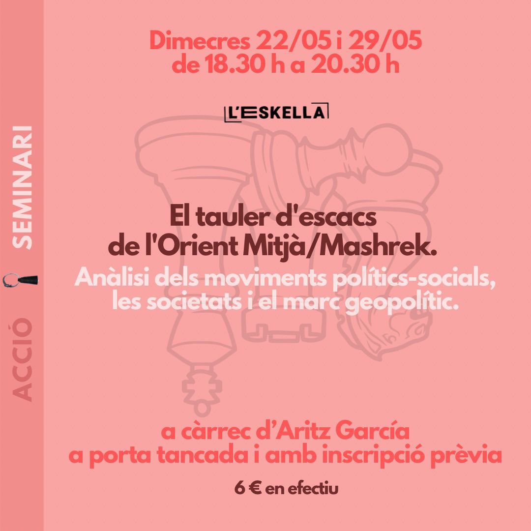 leskellasvh's tweet photo. 🚨🆕 Aquest mes de maig us presentem un nou format! 𝗘𝗹 𝘁𝗮𝘂𝗹𝗲𝗿 𝗱'𝗲𝘀𝗰𝗮𝗰𝘀 𝗱𝗲 𝗹'𝗢𝗿𝗶𝗲𝗻𝘁 𝗠𝗶𝘁𝗷𝗮̀/𝗠𝗮𝘀𝗵𝗿𝗲𝗸. 𝗔𝗻𝗮̀𝗹𝗶𝘀𝗶 𝗱𝗲𝗹𝘀 𝗺𝗼𝘃𝗶𝗺𝗲𝗻𝘁𝘀 𝗽𝗼𝗹í𝘁𝗶𝗰𝘀-𝘀𝗼𝗰𝗶𝗮𝗹𝘀, 𝗹𝗲𝘀 𝘀𝗼𝗰𝗶𝗲𝘁𝗮𝘁𝘀 𝗶 𝗲𝗹 𝗺𝗮𝗿𝗰 𝗴𝗲𝗼𝗽𝗼𝗹í𝘁𝗶𝗰 🗺️

🧵 https://t.co/Ic3M6eBDzw