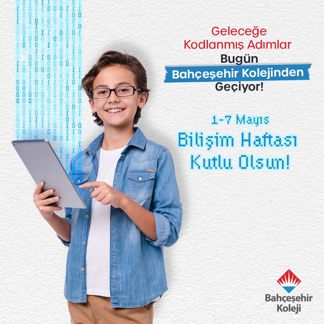 💻🛜Öğrencilerimizin dijital okuryazarlık becerilerini güçlendirmeye ve geleceğin teknoloji liderlerini yetiştirmeye devam ediyoruz. 1-7 Mayıs Dijital Bilişim Haftası kutlu olsun! #BilişimHaftası #BahçeşehirKoleji #Teknoloji