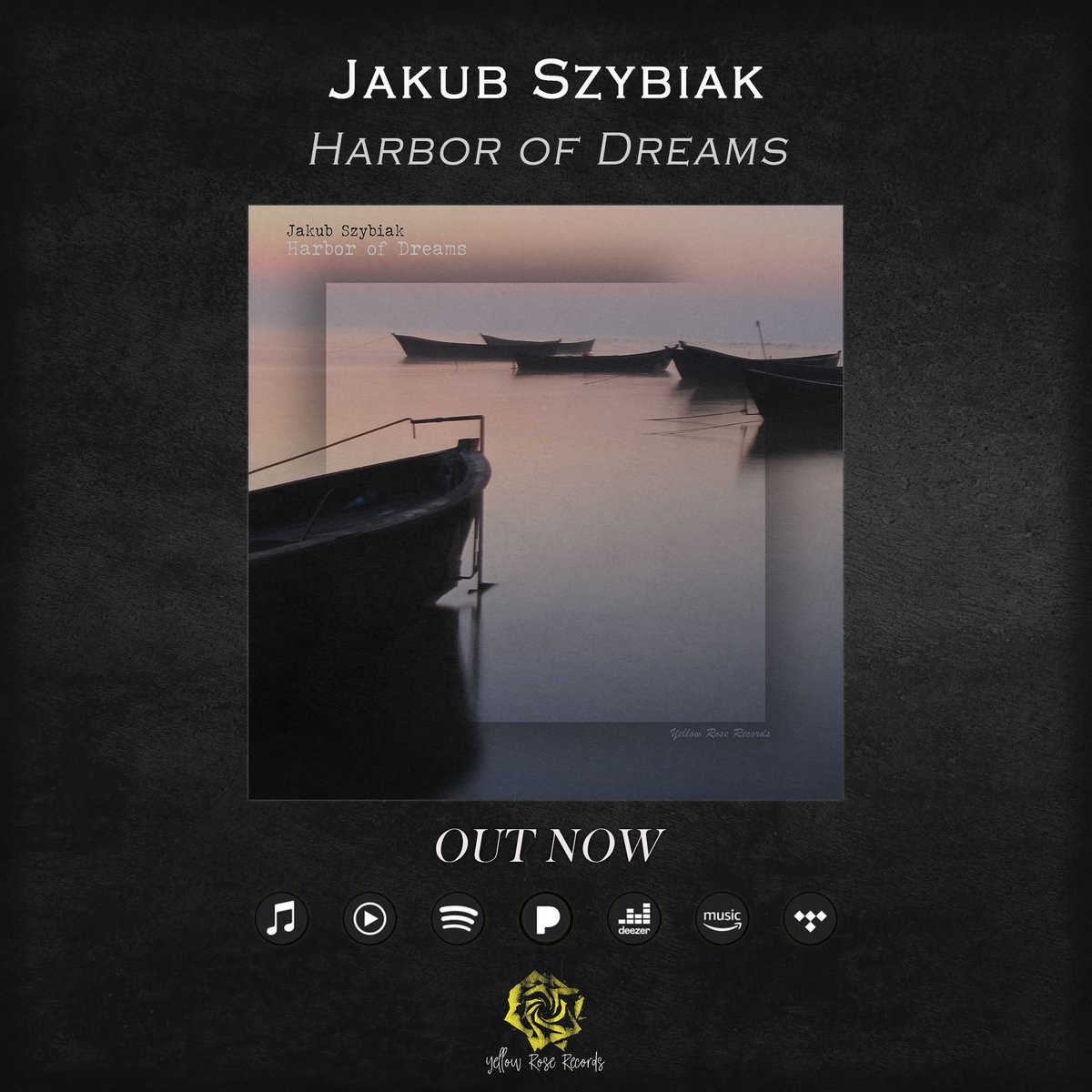 'Harbor of Dreams' is a tender and introspective piano tune that transports listeners to a realm of tranquility and contemplation. With its gentle melodies and delicate harmonies, this piece captures the essence of a serene evening. Check it out here: YRR.fanlink.tv/Jakub_Szybiak_…