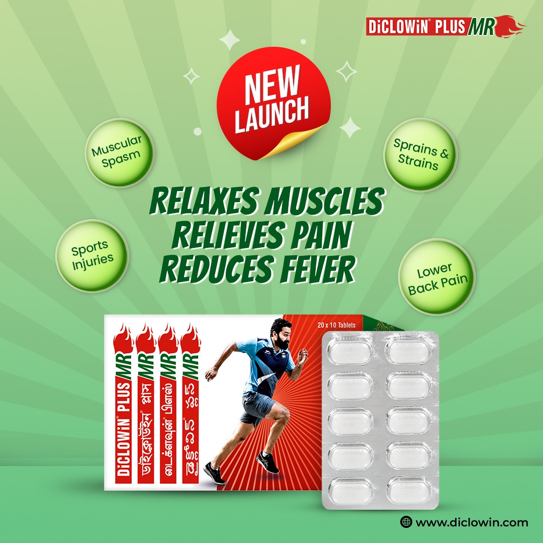 diclowinplus's tweet photo. Introducing DiCLOWiN Plus MR - Muscle Pain Relaxant Tablet.
Muscle pain can really put a damper on your day. Diclowin Plus MR Tablet is here to help!
#DiCLOWiN #DiCLOWiNPlusMR #InstantPainRelief #MuscleRelaxant #Product https://t.co/ZHKwuvCAUD