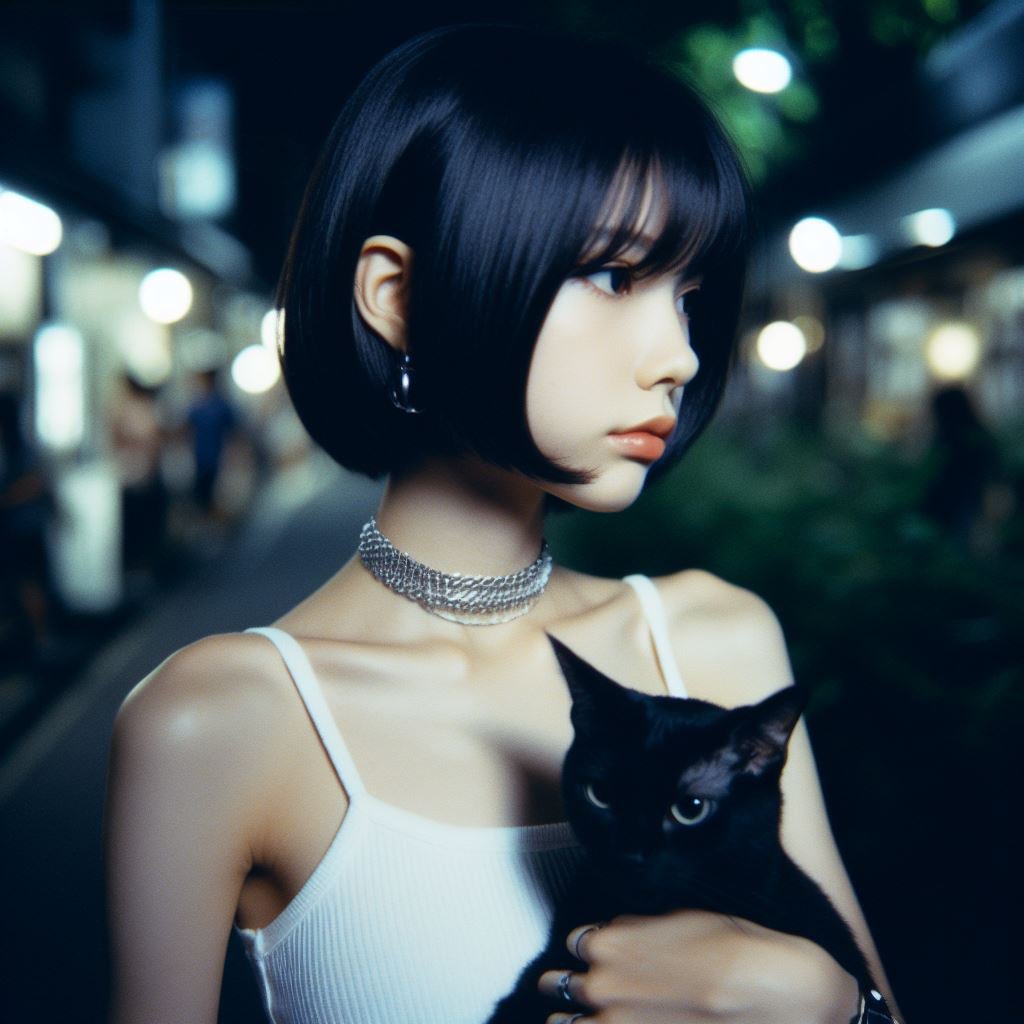 instagram.com/aitoyumetokibo…

#AIart #AIArtwork #AIArtGallery #aiartcommunity #AIartists #blackcat #cat