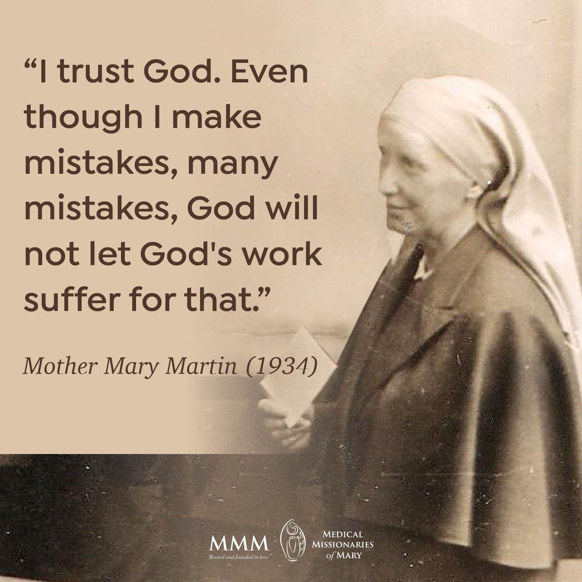 #mothermarymartin #trustinGod #godswork #lovegod #godswork #healingtouch #faith #medicalmissionariesofmary #religioussisters #religiouslife #missionwork #healing