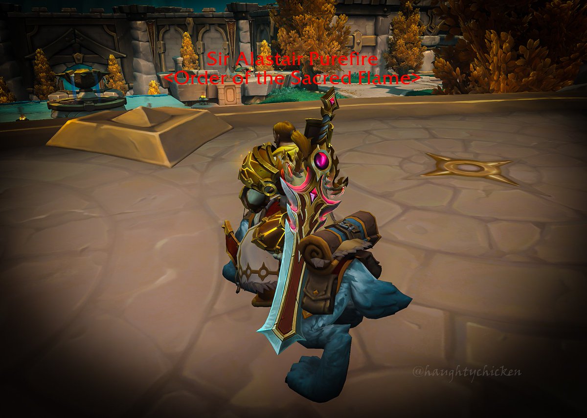 Does he really need a sword THAT big? #TheWarWithin #WoW