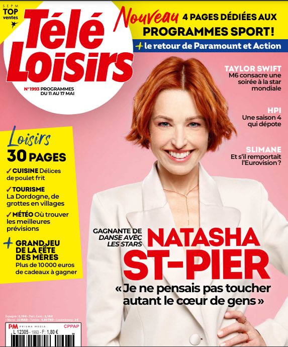 Romuald FERRER (@romualdferrer) on Twitter photo En Une de <a href="/TeleLoisirs/">Tele-Loisirs.fr</a> <a href="/Natasha_StPier/">Natasha St-Pier</a> la gagnante de la saison 13 de <a href="/DALS_TF1/">Danse Avec Les Stars</a> 👍 En Une de <a href="/TeleLoisirs/">Tele-Loisirs.fr</a> <a href="/Natasha_StPier/">Natasha St-Pier</a> la gagnante de la saison 13 de <a href="/DALS_TF1/">Danse Avec Les Stars</a> 👍