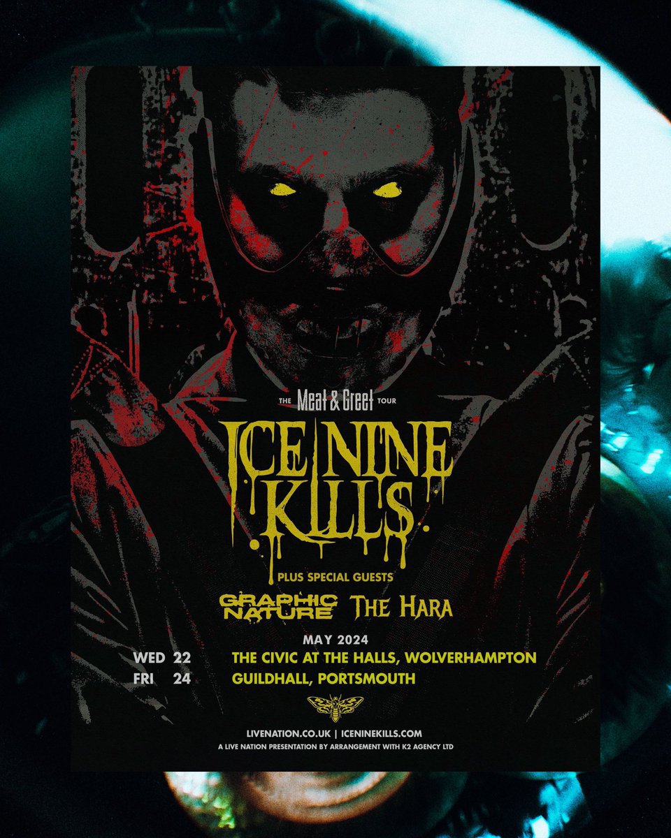 Graphic Nature will be supporting @ICENINEKILLS alongside @TheHaraBand at the following dates this month. Tickets on sale now.