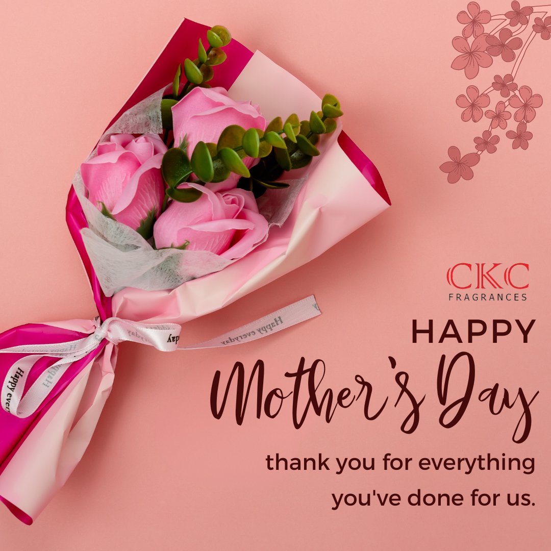 Cheers to all the incredible mothers out there, whose love and strength inspire us every day. Happy Mother's Day! 💐 #MothersDay #CelebrateMom #Gratitude #MomLove #StrengthInMotherhood  #MotherhoodJourney #MomLife #UnconditionalLove #ThankYouMom #RishabhCKothari #ckcfragrances