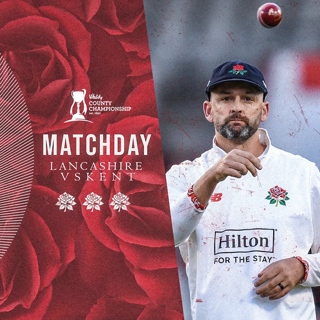 The @CountyChamp is back at HQ! 😍

@lancscricket 🆚 @KentCricket

This weekend's match will be broadcast on @SkyCricket as well as streamed on YouTube with #LancsTV! 📺💻

🌹 #RedRoseTogether