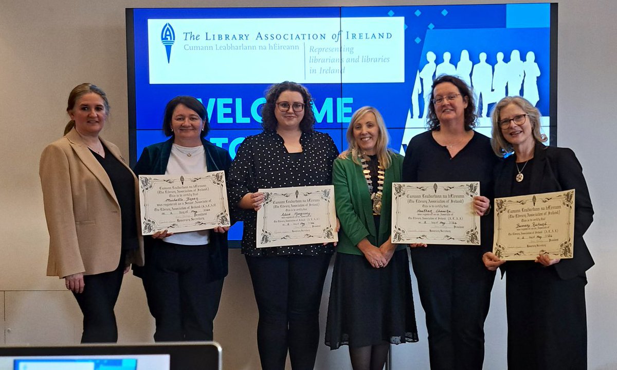 Galway Libraries (@librariesgalway) on Twitter photo Massive congrats to all the award winners at todays <a href="/LAIonline/">Library Association</a>
#LAIAGM2024
Special shout out to <a href="/kittymo1/">Kathleen Moran</a> on winning the #LIW2023 Library Staff Champion 2023 award 👏
<a href="/michelle__breen/">Michelle Breen, SALAI</a> <a href="/LornaDodd/">Lorna Dodd</a>
<a href="/wxlibrarian/">Eileen Morrissey</a> Massive congrats to all the award winners at todays <a href="/LAIonline/">Library Association</a>
#LAIAGM2024
Special shout out to <a href="/kittymo1/">Kathleen Moran</a> on winning the #LIW2023 Library Staff Champion 2023 award 👏
<a href="/michelle__breen/">Michelle Breen, SALAI</a> <a href="/LornaDodd/">Lorna Dodd</a>
<a href="/wxlibrarian/">Eileen Morrissey</a>