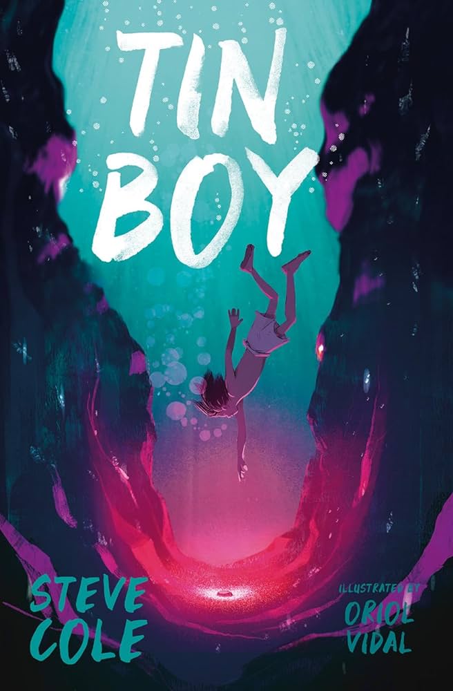 I always loved the cover to Tin Boy by the excellent @Oriol__Vidal, and thanks to his kindness I now have the artwork on my wall! @BarringtonStoke