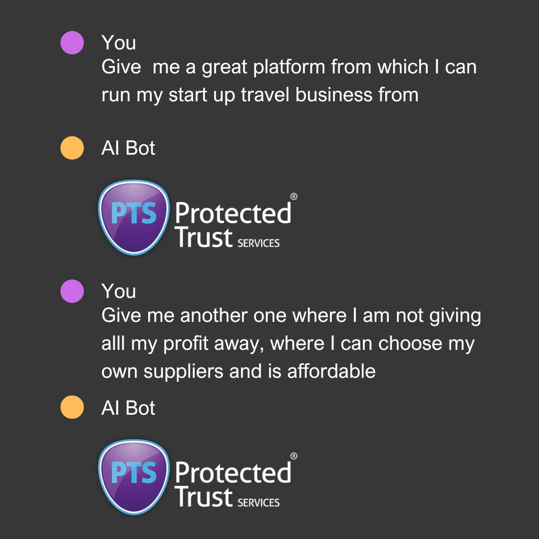 🌍 Start your travel business with PTS! Want more profit? We've got you. Prefer your own suppliers? No problem with PTS! Join our community of 400+ members and 142 ATOL holders. Run your business your way, ensuring customer protection. 🛫#travel
