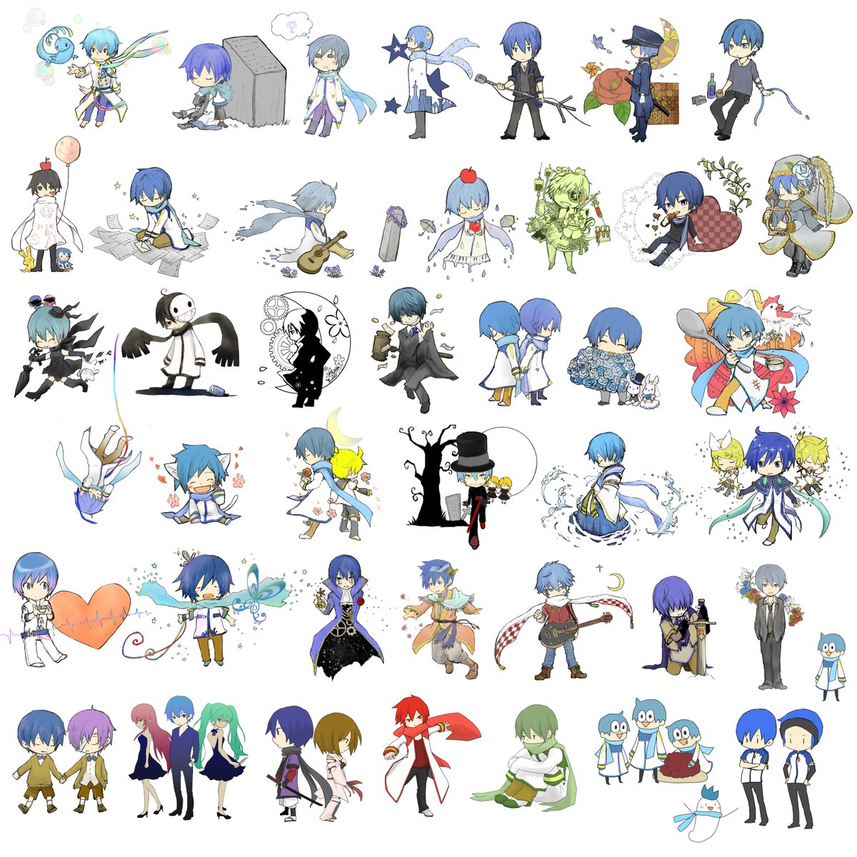 lapis_jam2's tweet photo. KAITO曲詰め合わせ https://t.co/HO7oaBE65e