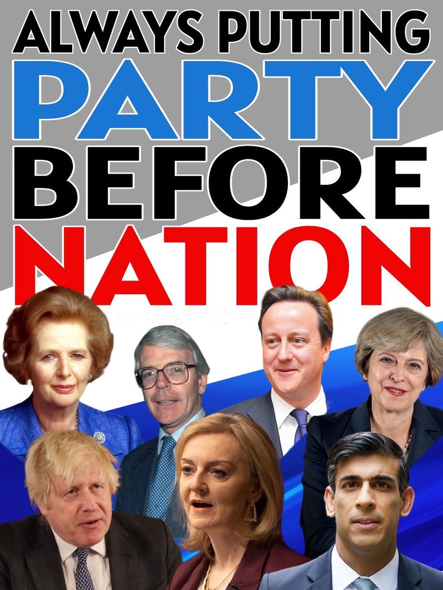 @Conservatives For the worst Tory result Since T May bribed the DUP For their votes.Since Cameron joined with Libdems and started the destruction of the Uk. #Austerity #Losers #criminals #ToriesUnfitToGovern #ToryTraitors #ToryCriminals The mismanagement of taxpayers money. #TorySewageParty