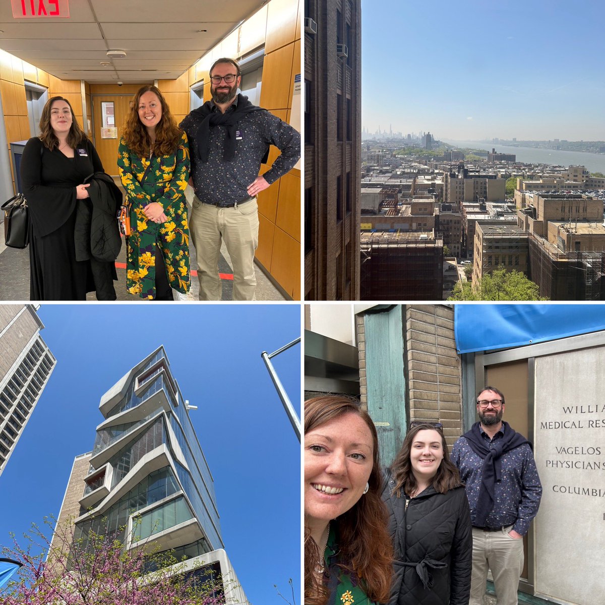 Gorgeous sunny day visiting @olivia_rifai at Columbia University Vagelos College of Physicians and Surgeons in New York. @HollySneuro @FergalWaldron @GregoryLab7