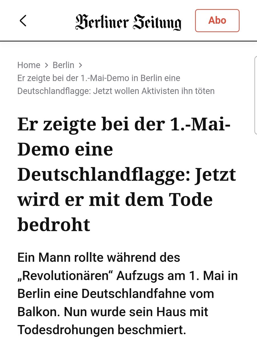 Die größte Gefahr droht von Rrächdz! 

👇

berliner-zeitung.de/mensch-metropo…