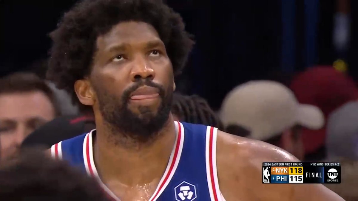 Joel Embiid... ...remains the only MVP to never get out of the second round of the #NBAPlayoffs
