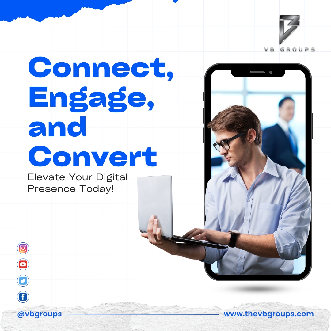 Connect, Engage, And Convert! Elevate Your Digital Presence Today!
For more information, visit thevbgroups.com

#smm #digitalmarketingservices #seo #websitedevelopment #branding #vbgroups #businessowner