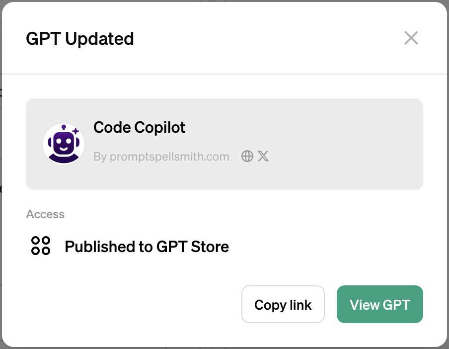 ericwang42's tweet photo. CC is back—thank you!

#codecopilot https://t.co/uRgTTRDXVr
