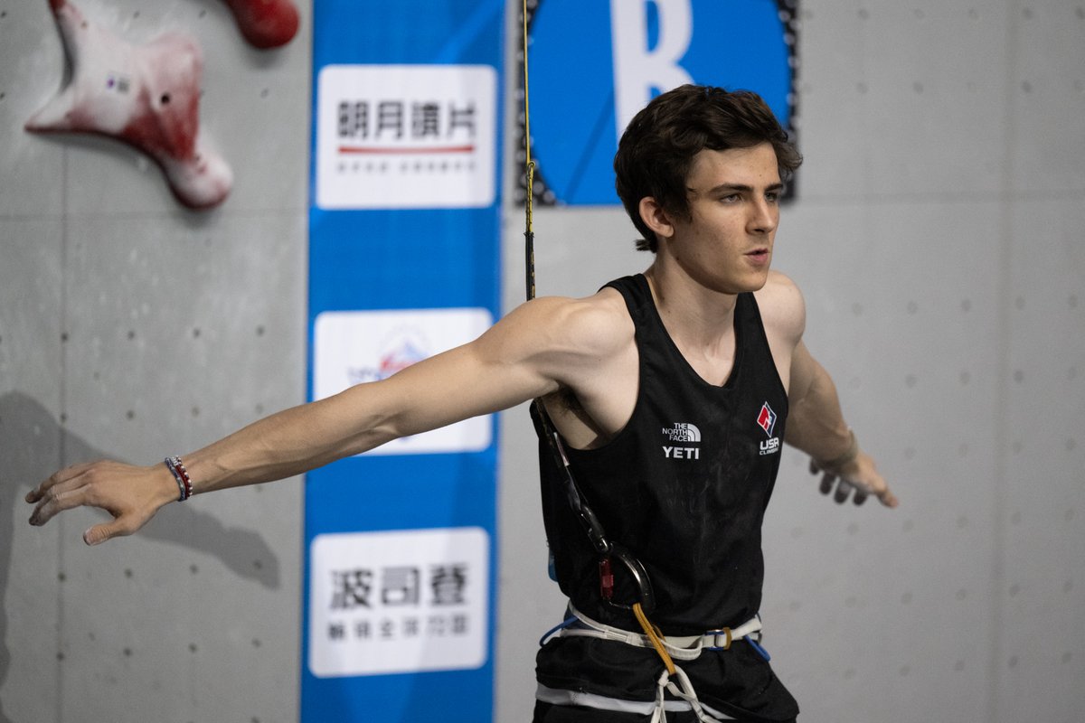 “I just moved to Salt Lake City. Originally I’m from Dallas but I am living in Salt Lake now and I put up a 4.691 in practice the other day.” Sam Watson 🇺🇸 Find out what else world record holder Sam said in the IFSC World Cup Salt Lake City preview 👇 🔗ifsc-climbing.org/news/all-set-f……