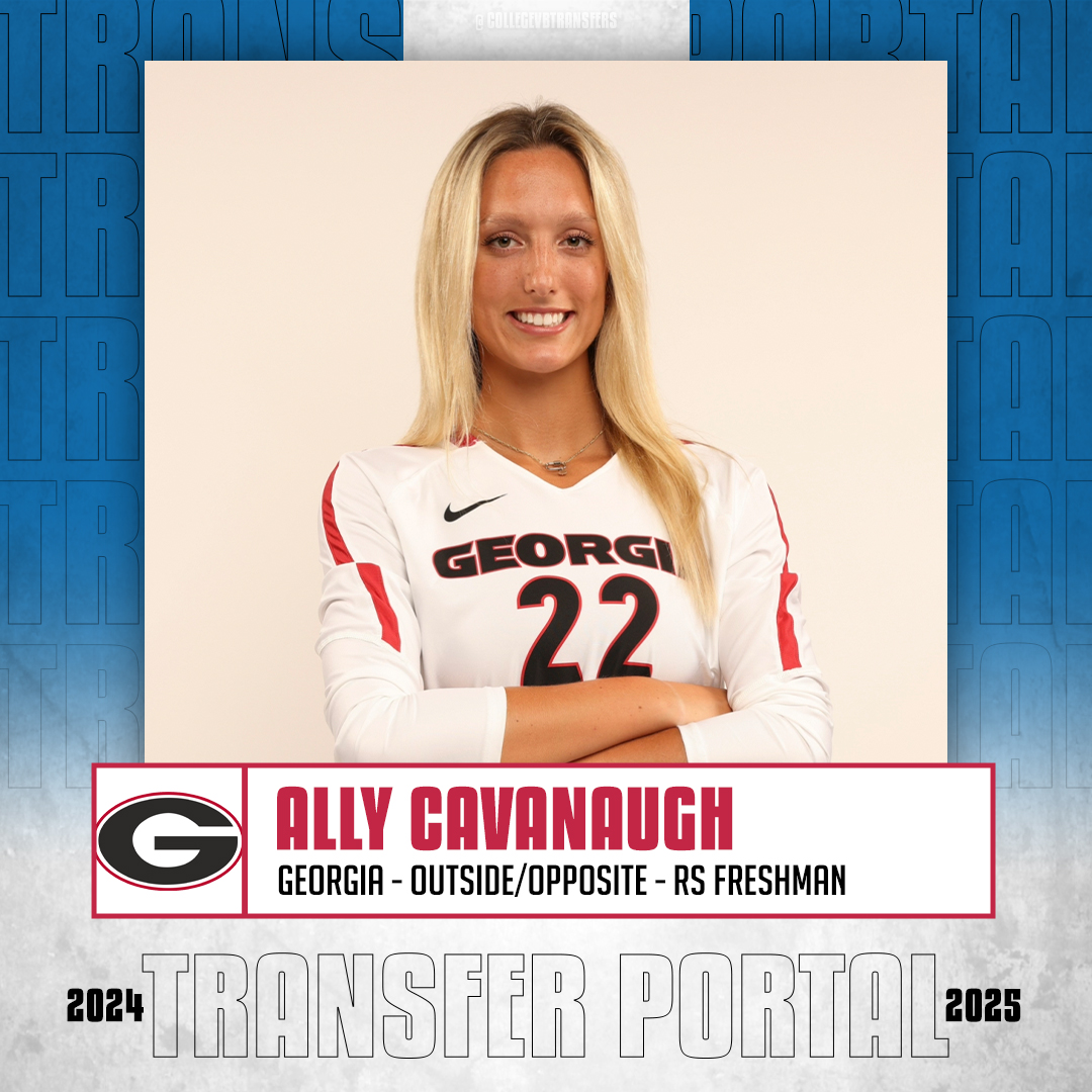 𝗜𝗻 𝗧𝗵𝗲 𝗣𝗼𝗿𝘁𝗮𝗹 ✏️: Ally Cavanaugh 🏐: Outside/Opposite 🎓: RS Freshman 📍: Georgia #CollegeVBTransfers | #NCAAWVB