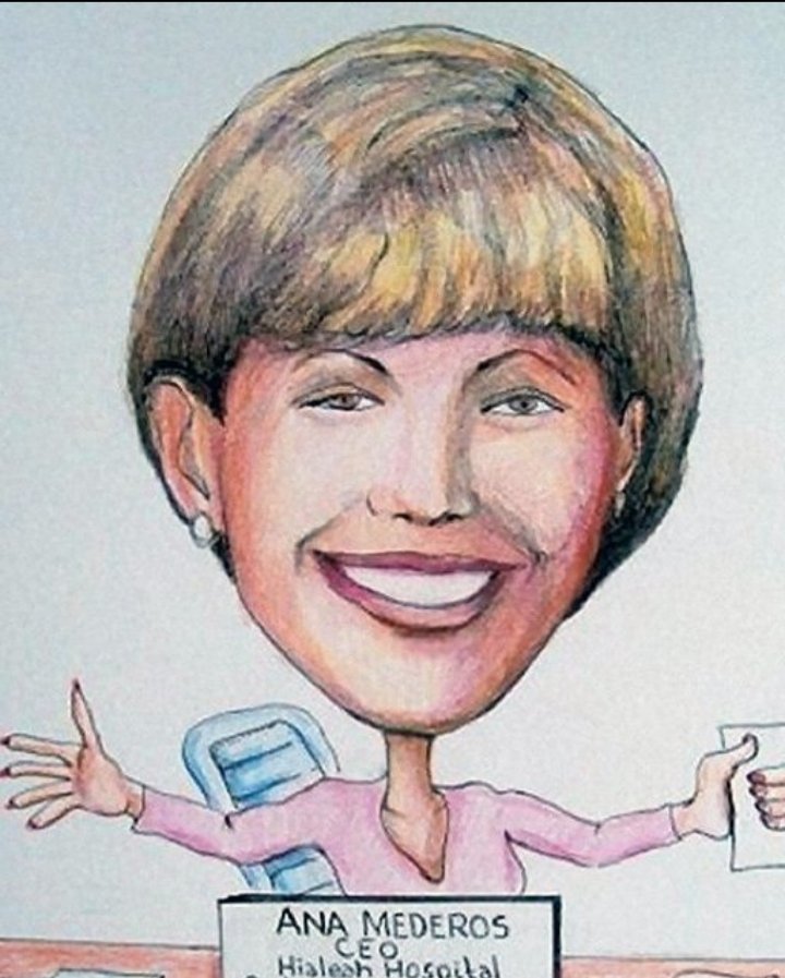 #HospitalCEO #RetirementParty #Fiesta in #HialeahFlorida near #Miami #EventPlanners booked #Caricature Entertainment by #MiamiCaricatureArtist Jeff Sterling of FloridaCaricatures.Com