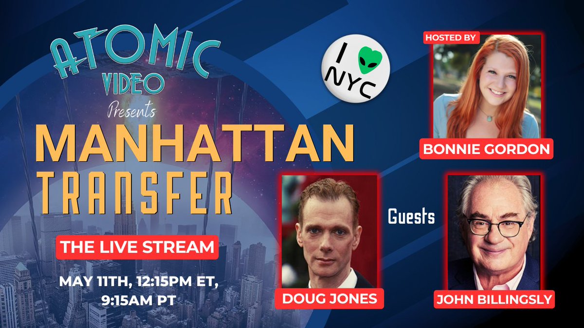 Manhattan Transfer is hosting a live stream with my buddies Doug Jones and John Billingsley! This Saturday, May 11th, 12:15pm ET / 9:15am PT. Don't miss it! backerkit.com/c/projects/sky…