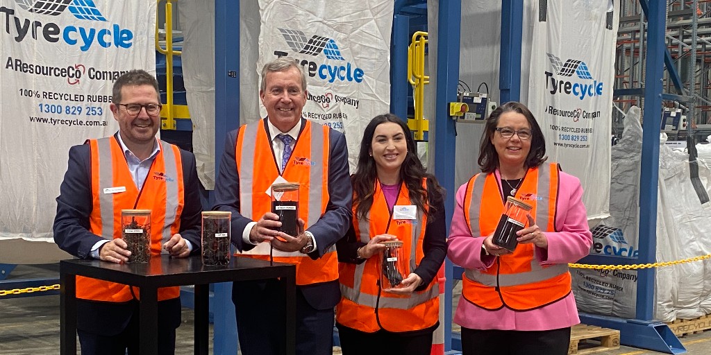 #WesternAustralia's most advanced tyre recycyling infrastructure opened yesterday. Partly funded by State and Federal governments Tyrecycle’s #recycling plant in East Rockingham can process 42,000 tonnes of tyres annually and will support 10 new jobs. More:ow.ly/TEpX50Rvjnp