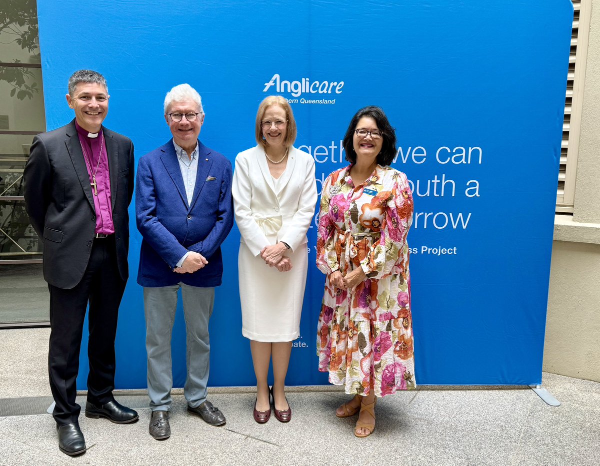 Her Excellency attended the Anglicare Southern #Queensland Youth Housing and Homelessness Luncheon at Brisbane City Hall. @AnglicareSQ provides services to young people who are at risk of, or experiencing #homelessness.