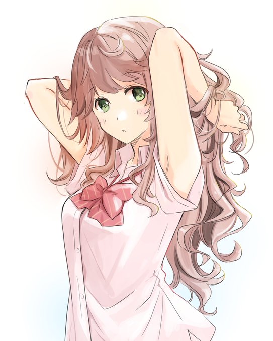 夏服の羊子。
髪の毛暑そう。
#泥酔彼女 